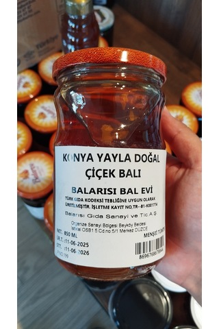 Konya Yayla Çiçek Balı 850 Gr Yöresel Lezzet