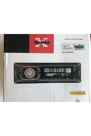 Zappın Xplod Oto Teyp 52Wx4 Sd Usb Aux Girişli
