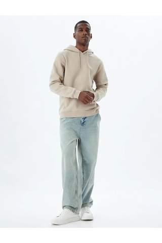 Koton Erkek Sweatshirt Bej 5wam70001mk 25ky59000107 Y5919 Bej