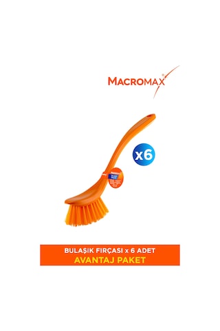 6'lı Rengarenk Bulaşık Fırçası