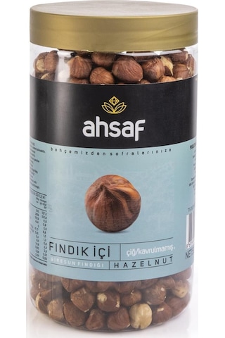 Ahsaf İç Fındık Çiğ Pet Kavanoz 500 G