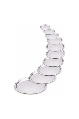 Krom Çelik Sini Tepsi 11 NO 58 CM Yemek Sinisi