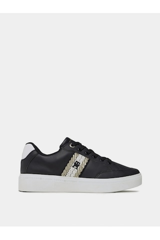Tommy Hilfiger Tommy Hılfıger Court Kadın Ayakkabı Fw0fw07106-dw6 Fw0fw07106-dw6 Siyah