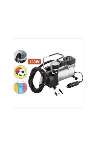 Piranha Metal Gövde 12 V Araç Mini 120w Hava Göstergeli Kompresör N11.90