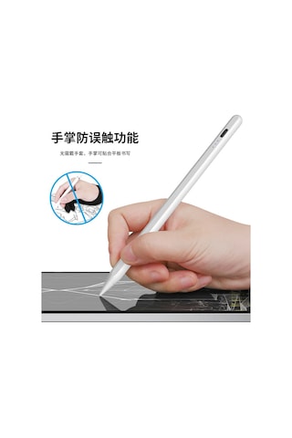 Reedark İpad İçin Yüksek Hassasiyetli Dokunmatik Kalem, Pil Göstergeli, Spiral Uçlu Pencil 2 Uyumlu