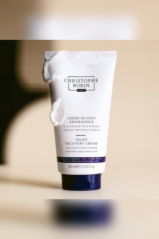 Christophe Robin White Lotus Flower Gece Onarıcı Saç Bakım Kremi 150ml