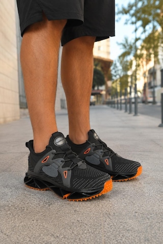Modaonn Nefes Alabilen Triko Dokusu Ve Modern Tasarımıyla Erkek Sneaker Siyah