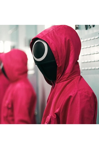 Minihome Squid Game Yuvarlak Lastikli Maske