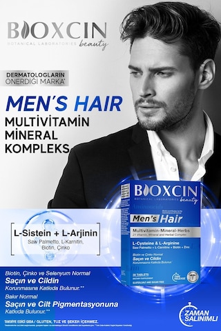 Bioxcin Men's Hair 30 Tablet 2 Adet