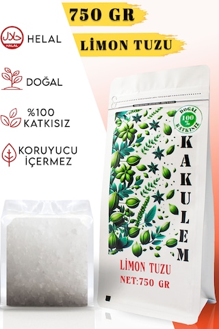 Kakulem Turşuluk Yemeklik Limon Tuzu 750 G