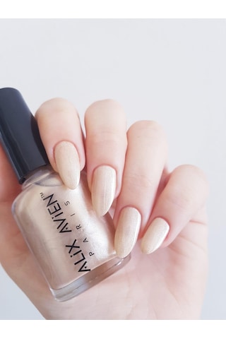 Alix Avien Sedefli Gold Oje 30 Yüksek Pigmentli Uzun Süreli Kalıcılık Hızlı Kuruma Nail Lacquer 30