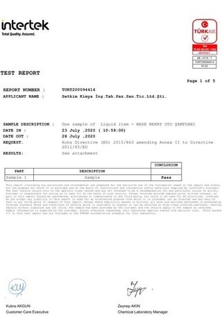 Divortex Washberry Ph Nötr Oto Şampuanı 20 Litre