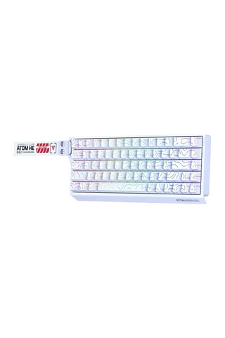 Mk922 Atom He68 Pro Topo Edition Magnetic Emerald Switch 8k Hz Hall Effect Hotswap Argb Kablosuz İngilizce Gaming Klavye