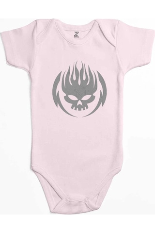 Zepplin Giyim The Offspring Grup Logo Mavi Bebek Body Zıbın