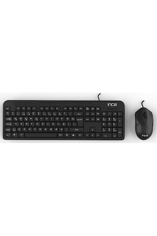 Inca IMK-375T Kablolu Q Klavye Mouse Set