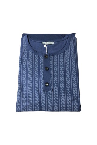 Pijadore Erkek %100 Pamuk Süprem Mevsimlik Uzun Kollu Pijama Takımı 1949 Lacivert