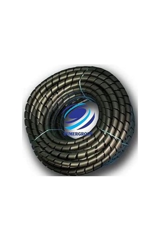 40mm Spirali 25metre Siyah