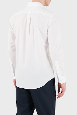 Tommy Hilfiger Logolu Pamuklu Slim Fit Klasik Yaka Uzun Kollu Gömlek Erkek Gömlek Mw0mw41697 Ybr Beyaz