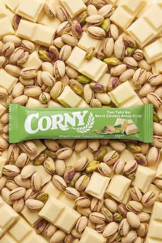Corny Tam Tahıl Bar Beyaz Çikolata Antep Fıstığı X 12 Adet