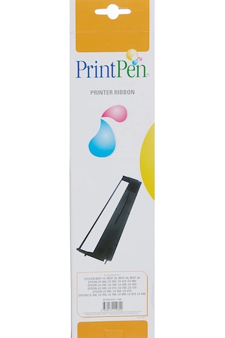 Printpen Epson Lq-800 & Lx-300,350 Siyah Muadil Nokta Vuruşlu Yazıcı Şeridi