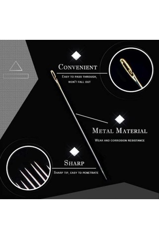 Yaşlılar İçin Kendiliğinden Geçirilen İğneler,iplik Geçirmeli Dikiş İğneleri B