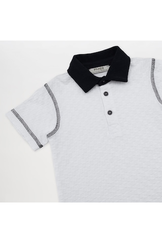 Panço Erkek Çocukkontrast T-shirt Beyaz 2411bb05014-4258 001