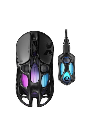Gravastar Mercury Xpro Rgb 32k Dpı Optik Gaming Mouse+8k Dongle, Kablosuz, Magnezyum Alaşımlı, Progr Gsmercuryxpro
