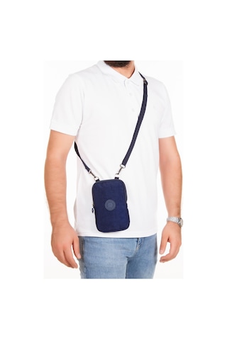 Newish Polo Suya Dayanıklı Krinkıl Kumaş Lacivert Kadın Çapraz Omuz Ve Bel Çantası - Kadın Lacivert