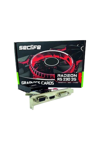 Seclıfe Ekran Kartı 2gb Radeon R5 230 64bıt Ddr3 Hdmı Dvı Vga Lp