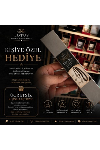 Premium Kaplan Gözü Tesbih %100 Doğal Kaplangözü Taşı Kahverengi