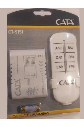 Cata Avize Kumandası 6 Çıkışlı