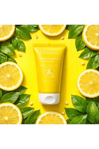 Limon Kabuklu El Kremi 50 Ml Yoğun Nemlendirici, Hızlı Emilim, Kuru Eller İçin