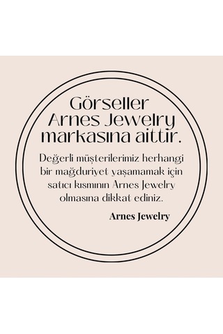 Arnes Jewelry Çelik Çeyrek Altın Takılabilen Kolye Ar157nes Gold