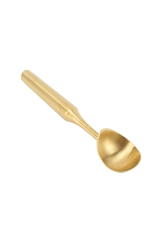 Yaleker 304 Paslanmaz Çelik Dondurma Kaşığı - Çok Amaçlı Toplama Aleti, Uzun Kolu, Rose Gold, Kolay Temizleme Altın
