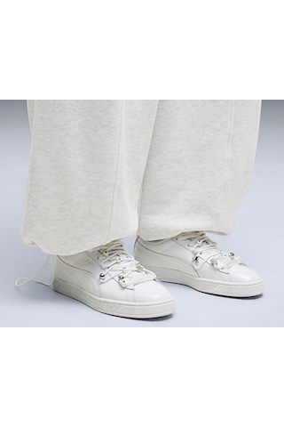 Puma Suede Bloom Patent Wns Kadın Günlük Ayakkabı 40900101 Beyaz