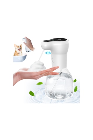 Qfdr Otomatik Sabunluk, 460ml Şarj Edilebilir Fotoselli Köpük