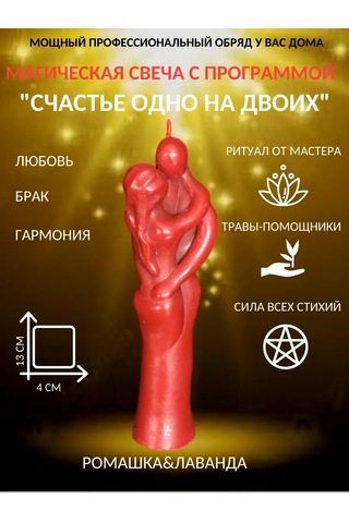 Svecnaa Masterskaa Magia Ogna Aşk İçin Sihirli Mumlar 227798130 Kirmızı