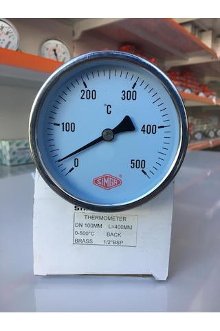 Simga 100 MM 500 Derecelik Taş Fırın Termometresi 40 Cm Boylu