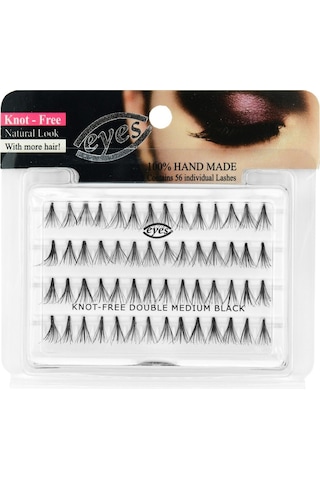 Eyes Tekli Kirpik Topuzsuz Gür Medium Siyah-32