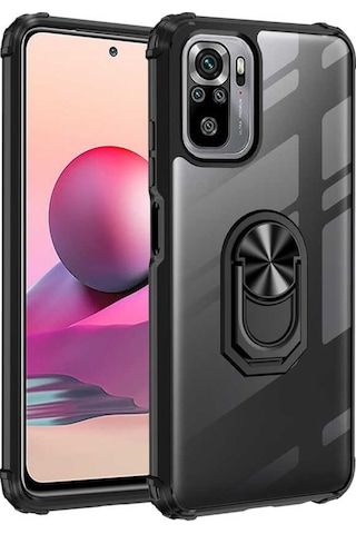 Xiaomi Redmi Note 10S Tam Korumali Yüzüklü Renkli Kenarli Manyeti 523165090