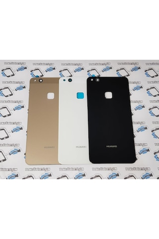 Tkgz - P10 Lite Arka Pil Batarya Kapağı (Cam) (275885587) Altın