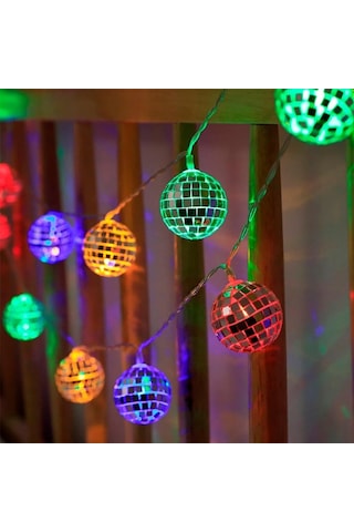 Büro Ev Ofis Aydınlatması İçin 2mt 10led Rgb Disko Toplu Lamba Diğer