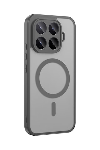 Gpack Xiaomi 17t Pro Kılıf Babet Magsafe Kablosuz Şej Şarj Özellikli Silikon Gri