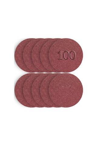 100 Adet Cırt Zımpara Matkap Spiral 115 Mm Daire Zımpara Ahşap Metal Zımparası 100 Kum