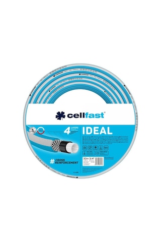 Cellfast Ideal 4 Katmanlı Bahçe Sulama Hortumu 3/4" 30 M