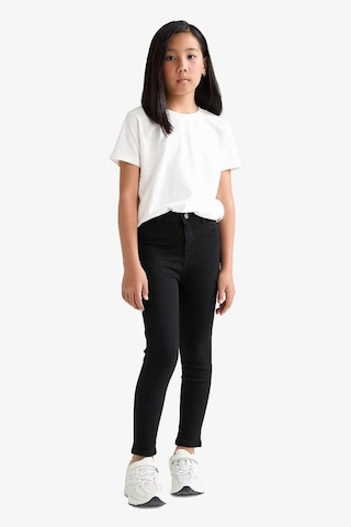 Defacto Okula Dönüş Skinny Fit Siyah Kız Çocuk Jean Pantolon E5875a8/bk27 Siyah