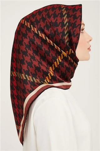 Armine Twill İpek Eşarp 23ka9000 31 Kahverengi