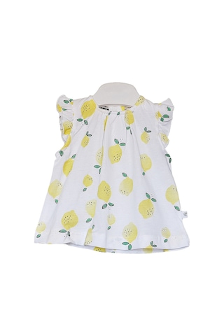 S-Mall Caramell Bebek Takımı - 3 Lü - Tkk6177 - Lemon - Beyaz Bej