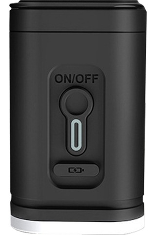 Kamp İçin Işıklı Elektrikli Hava Pompası Şişirme/söndürme Pompaları -a Siyah