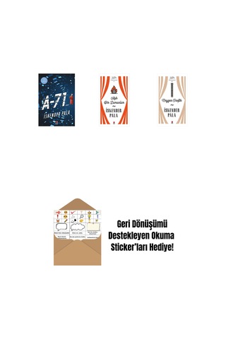 A-71 + Aşk Bir Zamanlar Ciltli + Neyzen Tevfik Ciltli + Okuma Sticker'ları